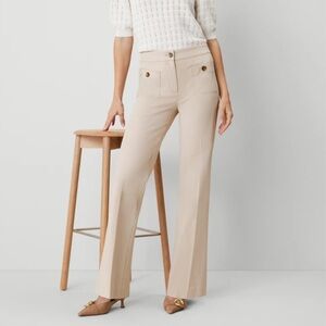 Ann Taylor NWT Petite Patch Pocket Boot Pant, size 14p petite, color Toasted Oat